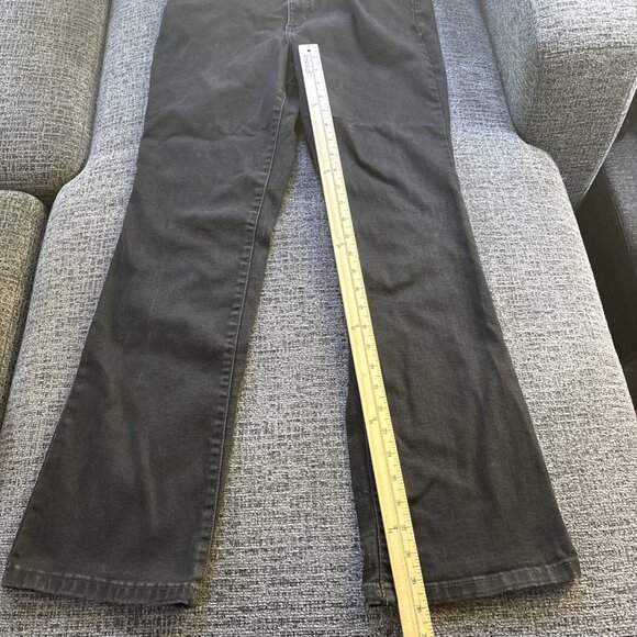 Lee Modern Series Curvy Fit Bootcut Mid Rise Women’s Jeans Black Denim Sz 14 - Picture 1 of 8